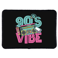 90s Vibe Vintage 1990s Music 90s Costume Party Nineties Characters Car Rectangle Patch | Artistshot