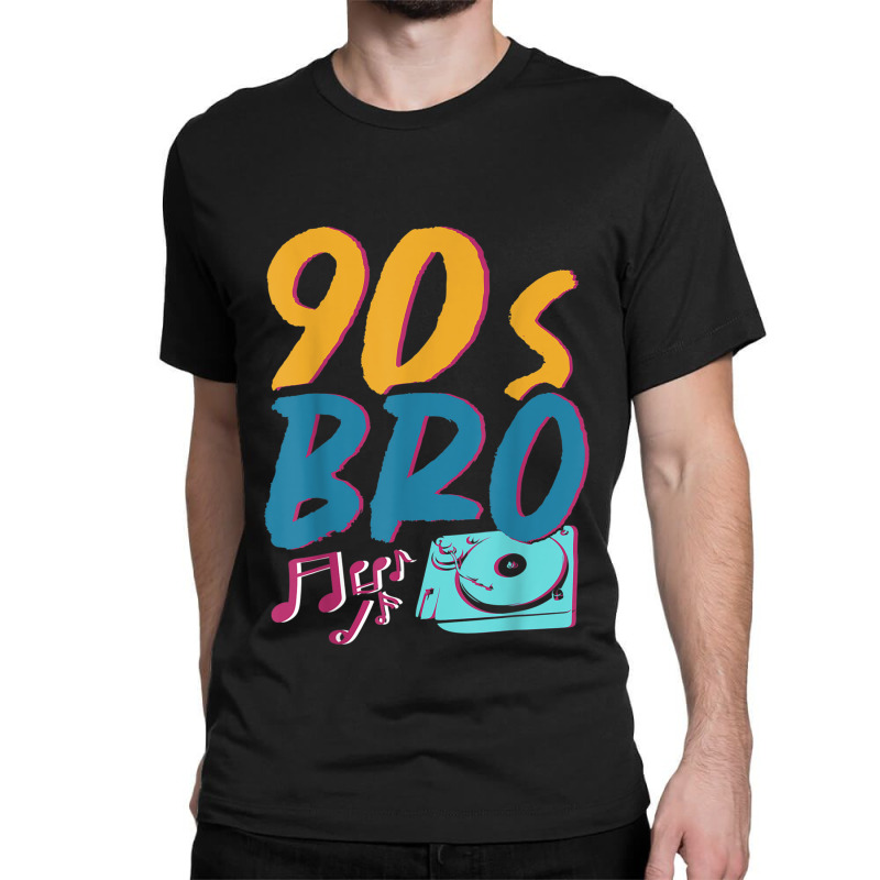 90s Vinyl 1990s Bro Costume Party Music Generation Nineties Video Game Classic T-shirt | Artistshot