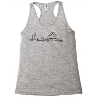 Australian Shepherdmini American Shepherd Agility Heartbeat T Shirt Racerback Tank | Artistshot