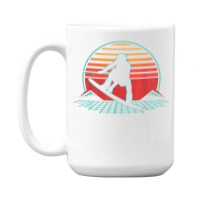 Wakeboard Retro Vintage 80s Style Wakeboarding Gift T Shirt 15 Oz Coffee Mug | Artistshot