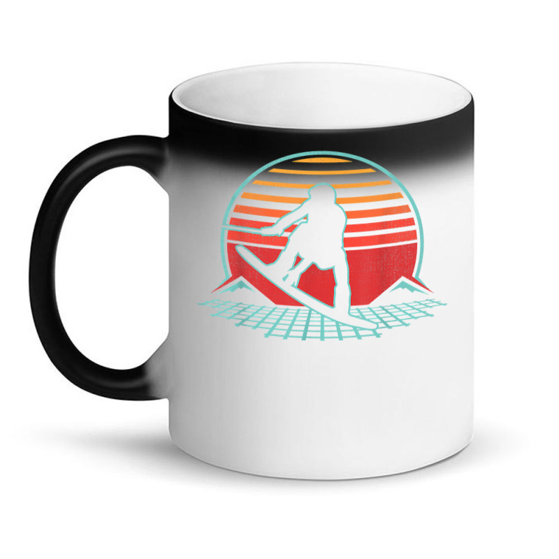 Wakeboard Retro Vintage 80s Style Wakeboarding Gift T Shirt Magic Mug | Artistshot