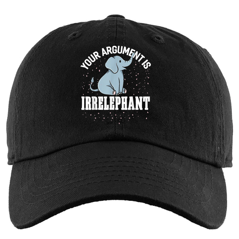 Your Argument Is Irrelephant Funny Elephant Kids Cap by WirtzRichard | Artistshot