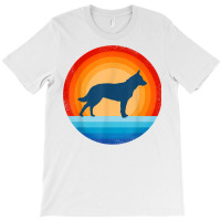 Blue Heeler Australian Cattle Dog Retro Vintage 70s Sunset T Shirt T-shirt | Artistshot