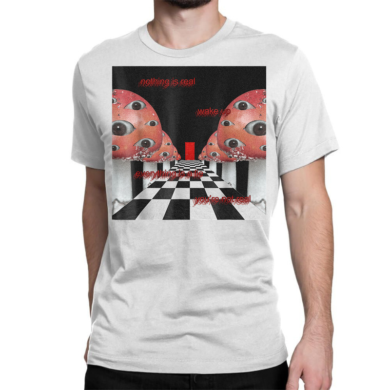 Custom Weirdcore Aesthetic Mushroom Eyes Strangecore Traumacore T Shirt  Ladies Fitted T-shirt By Cm-arts - Artistshot