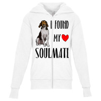 I Found My Soulmate Treeing Walker Coonhound Dog Lover T Shirt Youth Zipper Hoodie | Artistshot