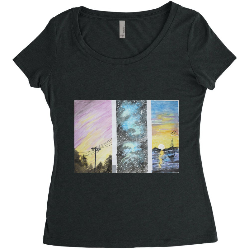 Life Is Colorful Women's Triblend Scoop T-shirt by fahedyasin | Artistshot