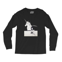 Girl With Unicorn Long Sleeve Shirts | Artistshot