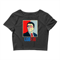 Lgbfjb  Us Flag Sunglasses Crop Top | Artistshot