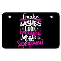 Lash T Shirt Lashes Eyelash Extension Makeup Artist Fun Gift T Shirt Atv License Plate | Artistshot