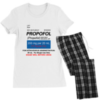 Funny Anesthesia Anesthesiologist Crna Nurse T Shirt Women's Pajamas Set | Artistshot