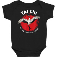 Tai Chi Crane Balance Tranquility Strength   Qigong Tai Chi T Shirt Baby Bodysuit | Artistshot