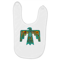 Western Sunflower Turquoise Native American Thunderbird Girl T Shirt Baby Bibs | Artistshot