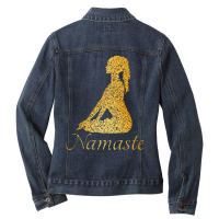 Namaste Ladies Denim Jacket | Artistshot