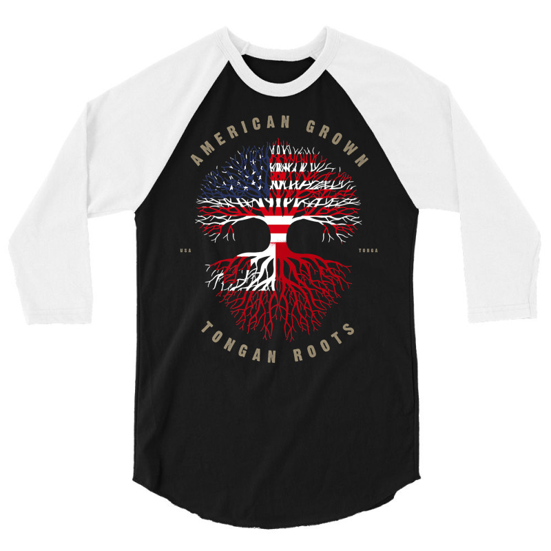 American Grown Tongan Roots Tonga Flag Premium T Shirt 3/4 Sleeve Shirt by BrunkeMiaysia | Artistshot