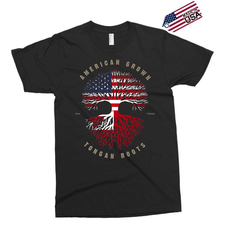 American Grown Tongan Roots Tonga Flag Premium T Shirt Exclusive T-shirt by BrunkeMiaysia | Artistshot