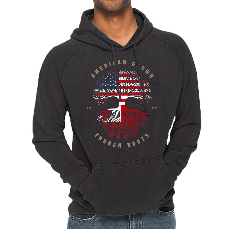 American Grown Tongan Roots Tonga Flag Premium T Shirt Vintage Hoodie by BrunkeMiaysia | Artistshot