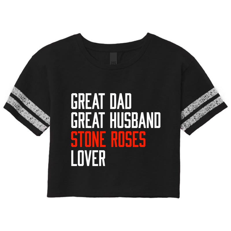 Great Dad Husband Stone Roses Lover Scorecard Crop Tee by aurakassh | Artistshot