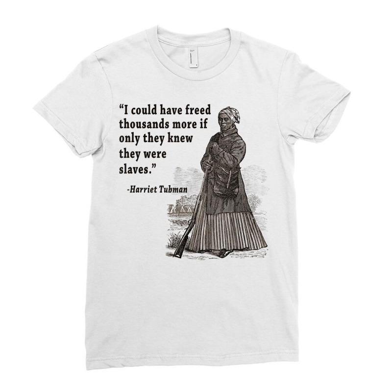 Vintage Underground Railroad Shirt African American History T Shirt Ladies Fitted T-Shirt by susanzqbraigu | Artistshot