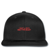 I Got A 90's R&b Type Heart Shirt Music Lover Art Printed Hat | Artistshot