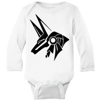 Great God Anubis Head T Shirt Long Sleeve Baby Bodysuit | Artistshot