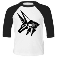 Great God Anubis Head T Shirt Toddler 3/4 Sleeve Tee | Artistshot