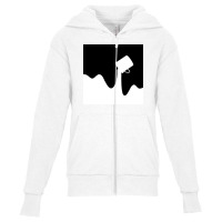 Paint Spill Youth Zipper Hoodie | Artistshot