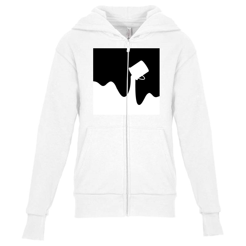 Paint Spill Youth Zipper Hoodie by Natts1011 | Artistshot