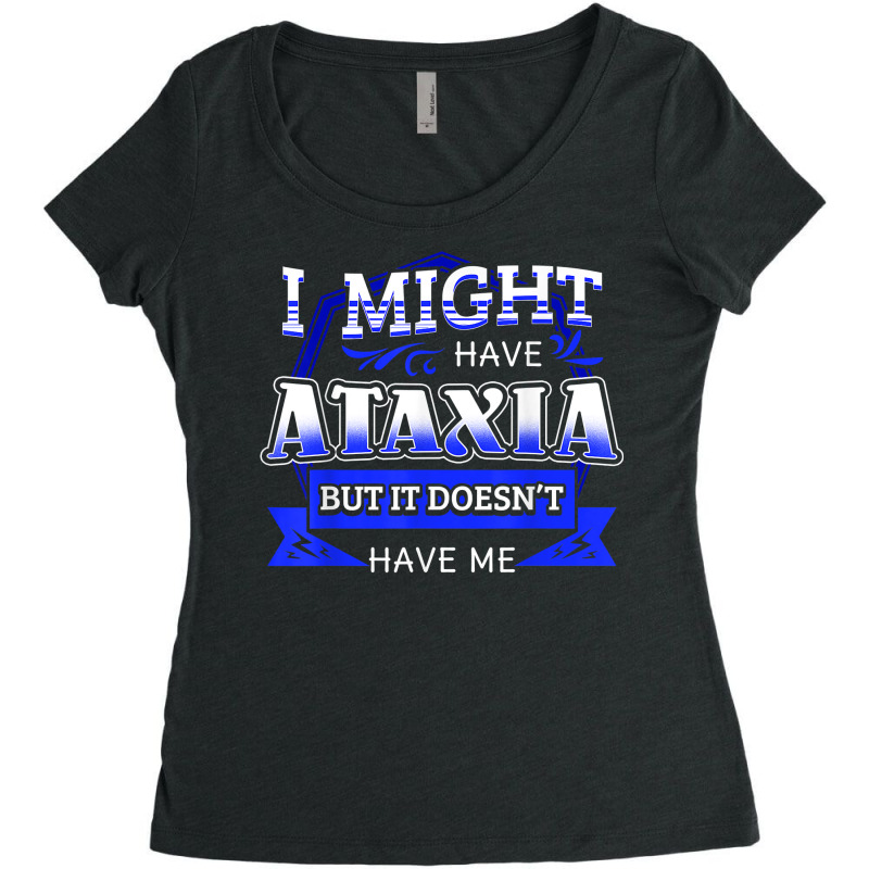 Ataxia Neurological Sign Hemiataxia Blue Ribbon Neurologists T Shirt Women's Triblend Scoop T-shirt by BrunkeMiaysia | Artistshot