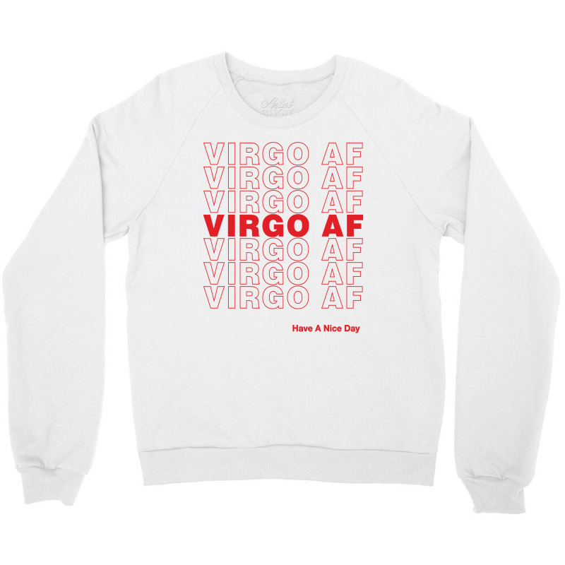 Virgo Af Crewneck Sweatshirt | Artistshot