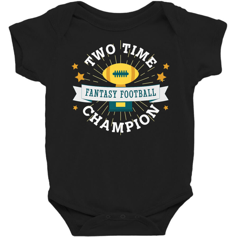 Two Time Champion Fantasy Football Premium T Shirt Baby Bodysuit by zagelmaglime | Artistshot