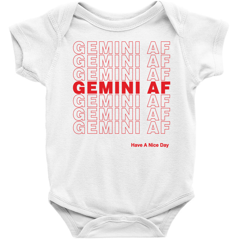 Gemini Af Baby Bodysuit by Artees Artwork | Artistshot