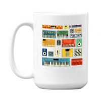 Synthesizer And Drum Machine For Electronic Musician T Shirt 15 Oz Coffee Mug | Artistshot