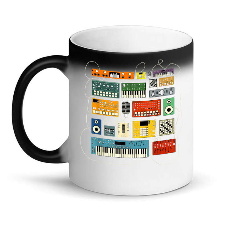 Synthesizer And Drum Machine For Electronic Musician T Shirt Magic Mug | Artistshot