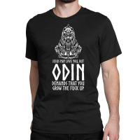 Viking God Odin   Norse Mythology   Motivational Pagan Gift Tank Top Classic T-shirt | Artistshot