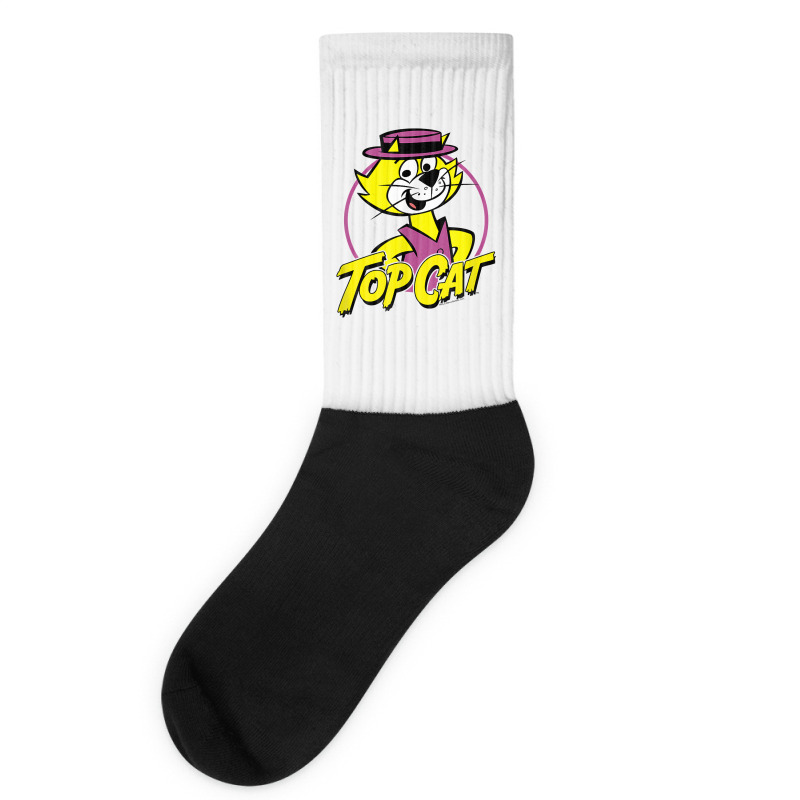 Top Cat Top Circle T Shirt Socks | Artistshot