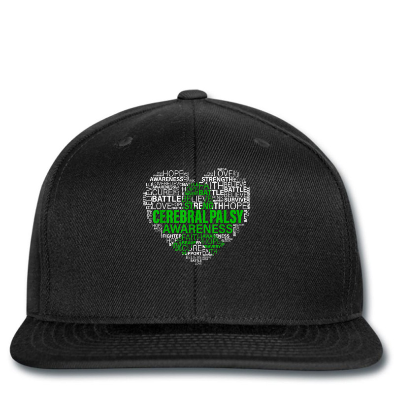 Cerebral Palsy Awareness Hope Support Strong Warrior T Shirt Printed Hat | Artistshot