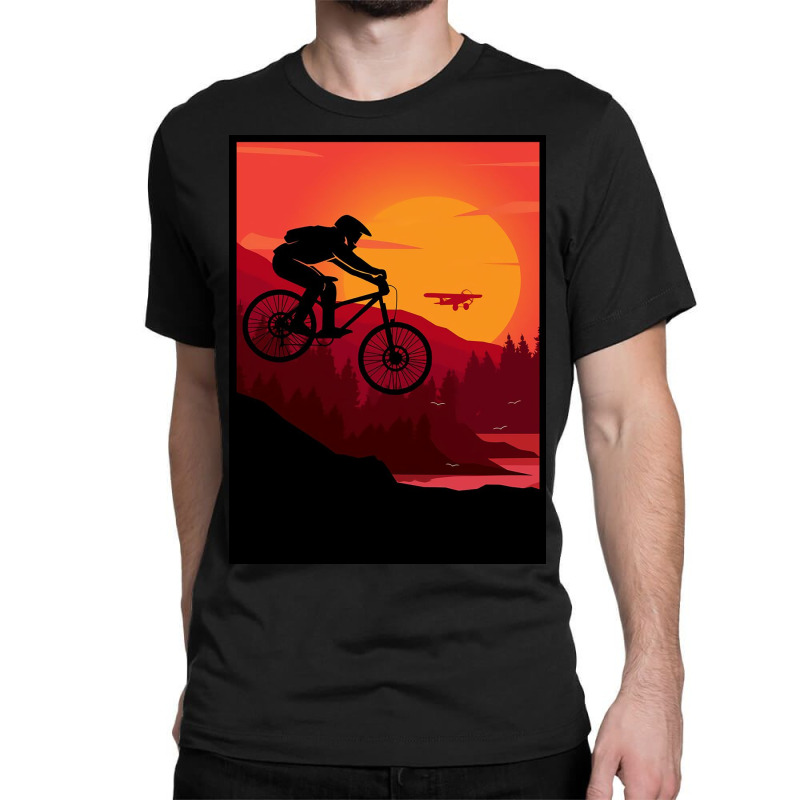 Mountain Bikes Classic T-shirt by Kelly S | Artistshot