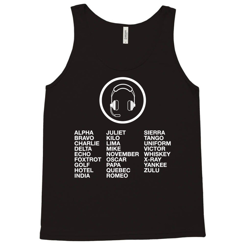 Aviation Phonetic Alphabet T Shirt Tank Top | Artistshot