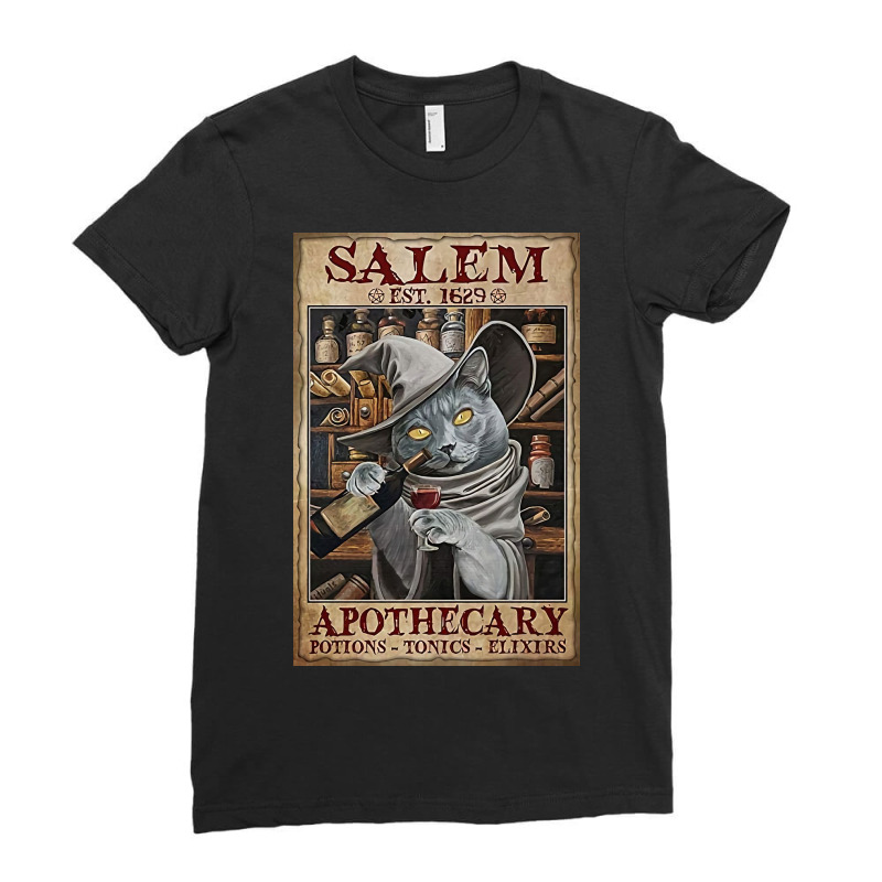 Salem Est. 1629 Ladies Fitted T-Shirt by Kelly S | Artistshot