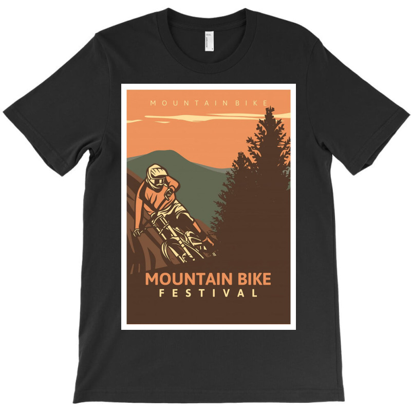 Retro Mountain Bike Festival T-Shirt by Kelly S | Artistshot