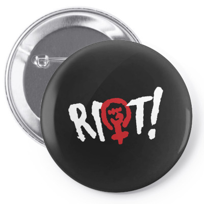 Riot! Pin-back Button Designed By Blqs Apparel