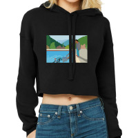 The Drowning Narcissus   Bojack Horseman Fanart Bojack Horseman Cropped Hoodie | Artistshot