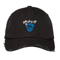 Rocket League Kanji   Rocket League Vintage Cap | Artistshot