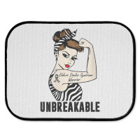 Womens Ehlers Danlos Syndrome Warrior Unbreakable Strong Woman V Neck Rear Car Mat | Artistshot