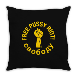 free pussy riot Throw Pillow | Artistshot