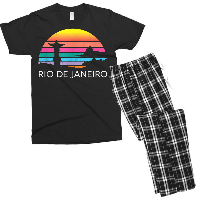 Rio De Janeiro Brazil Beach Surf Ocean Brazilian Island Bay T Shirt Men's T-shirt Pajama Set by crudobdorrellat | Artistshot