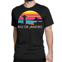 Rio De Janeiro Brazil Beach Surf Ocean Brazilian Island Bay T Shirt Classic T-shirt | Artistshot