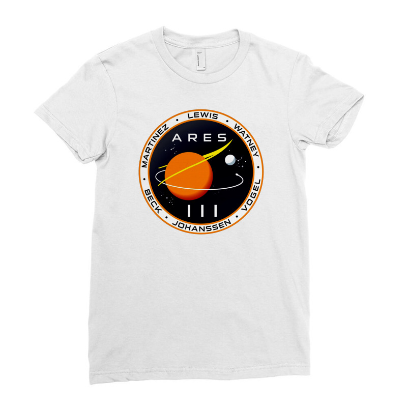 Ares 3 Mission To Mars The Martian Ladies Fitted T-Shirt by TheSamsat | Artistshot