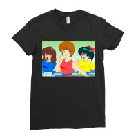 Retro  Anime Cute Call Me Ladies Fitted T-shirt | Artistshot