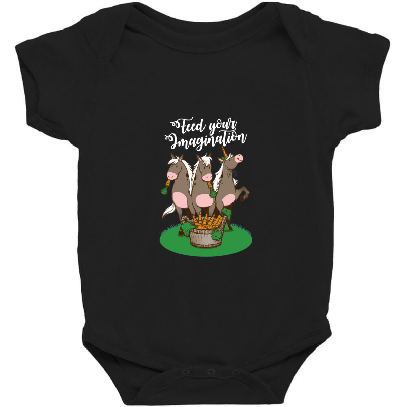 Feed Your Imagination Baby Bodysuit by keadaanmu | Artistshot